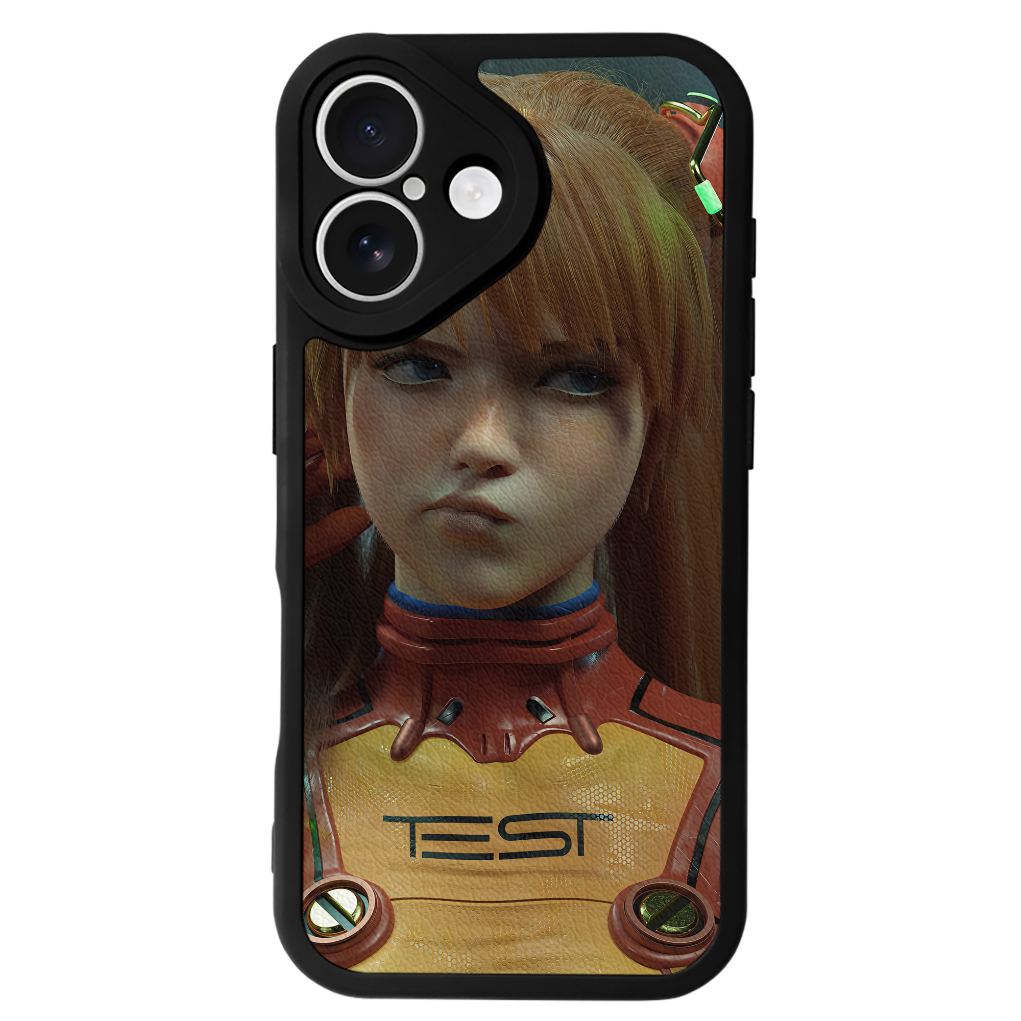 （画像用） EVA 新世紀エヴァンゲリオン 【iPhone 16シリーズ対応】シリコンスマホケース（レザー調） 材質：シリコン